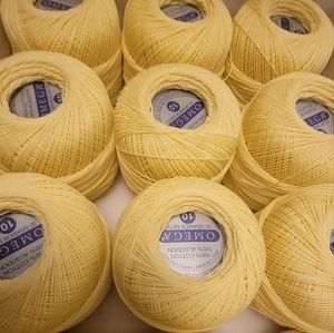 Omega Crochet yarn size #10You can mix colors Crochet cotton